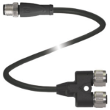 V1-G-T-BK0,6M-PUR-U-V1-G - Sensor-Actuator Cables