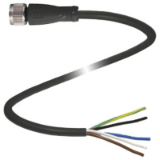 V15-G-BK0,6M-PUR-A2 - Sensor-Actuator Cables