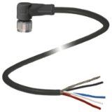 V15-W-BK2,6M-PUR-O2/CAN - Sensor-Actuator Cables