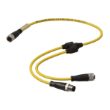 V1S/V1-YE0,15-PUR-A-TEE-0,6-V1 - Sensor-Actuator Cables